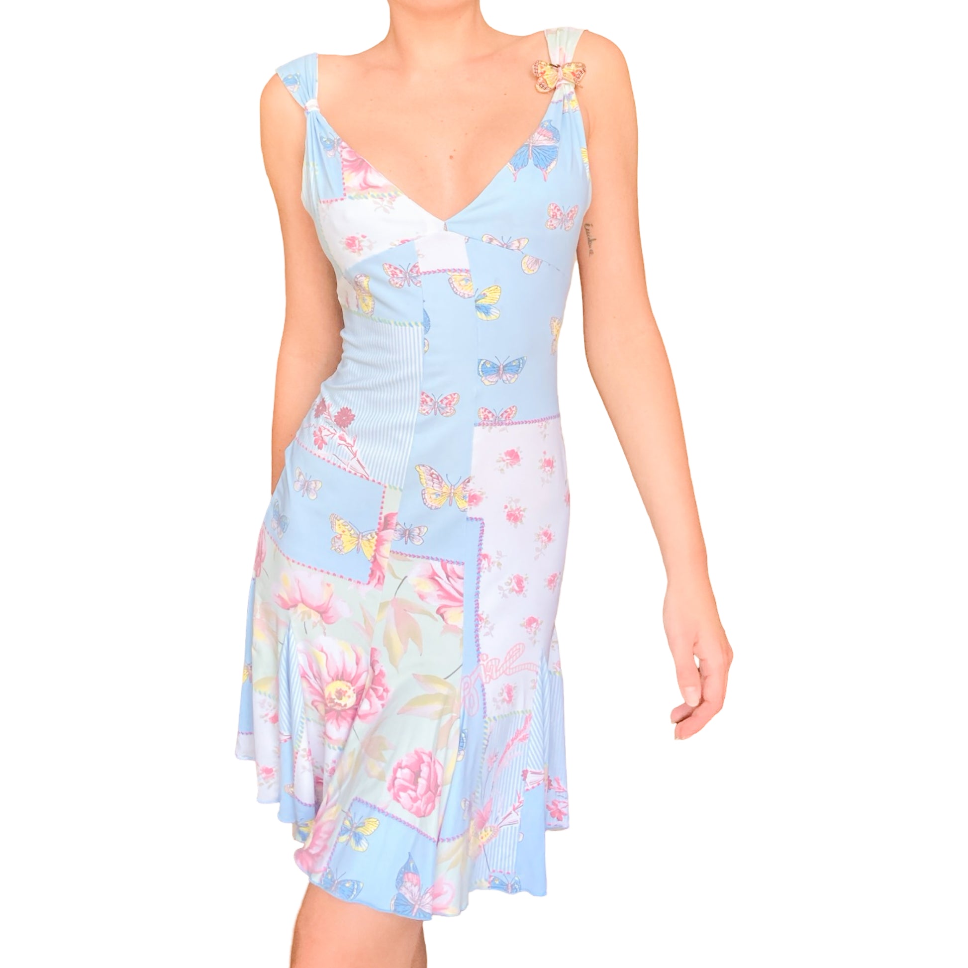 Blugirl Blumarine 2000s iconic butterfly dress Blugirl Blumarine 2000s iconic butterfly dress