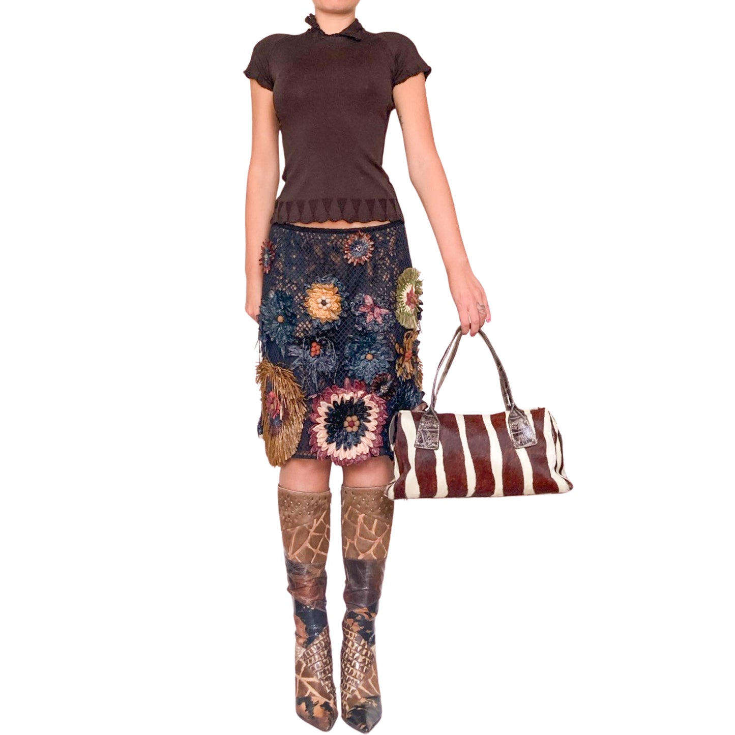 Cerruti Arte S/S 2001 runway skirt
