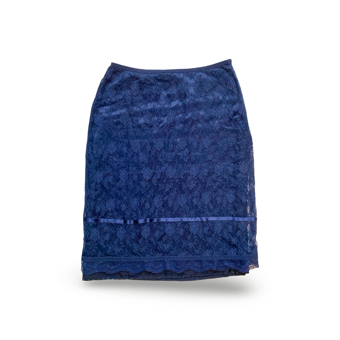 Moschino 90's lace pencil skirt