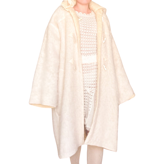 Chantal Thomass F/W 1984 Peigné Wool Reversible Coat (Runway)