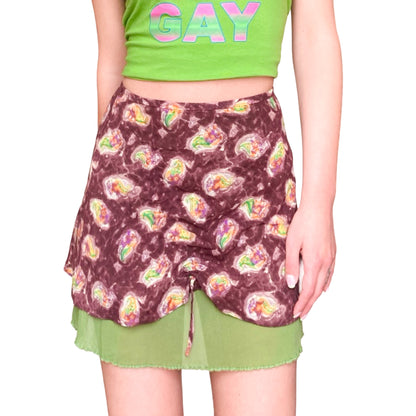 Plein Sud 2000's playful mini skirt