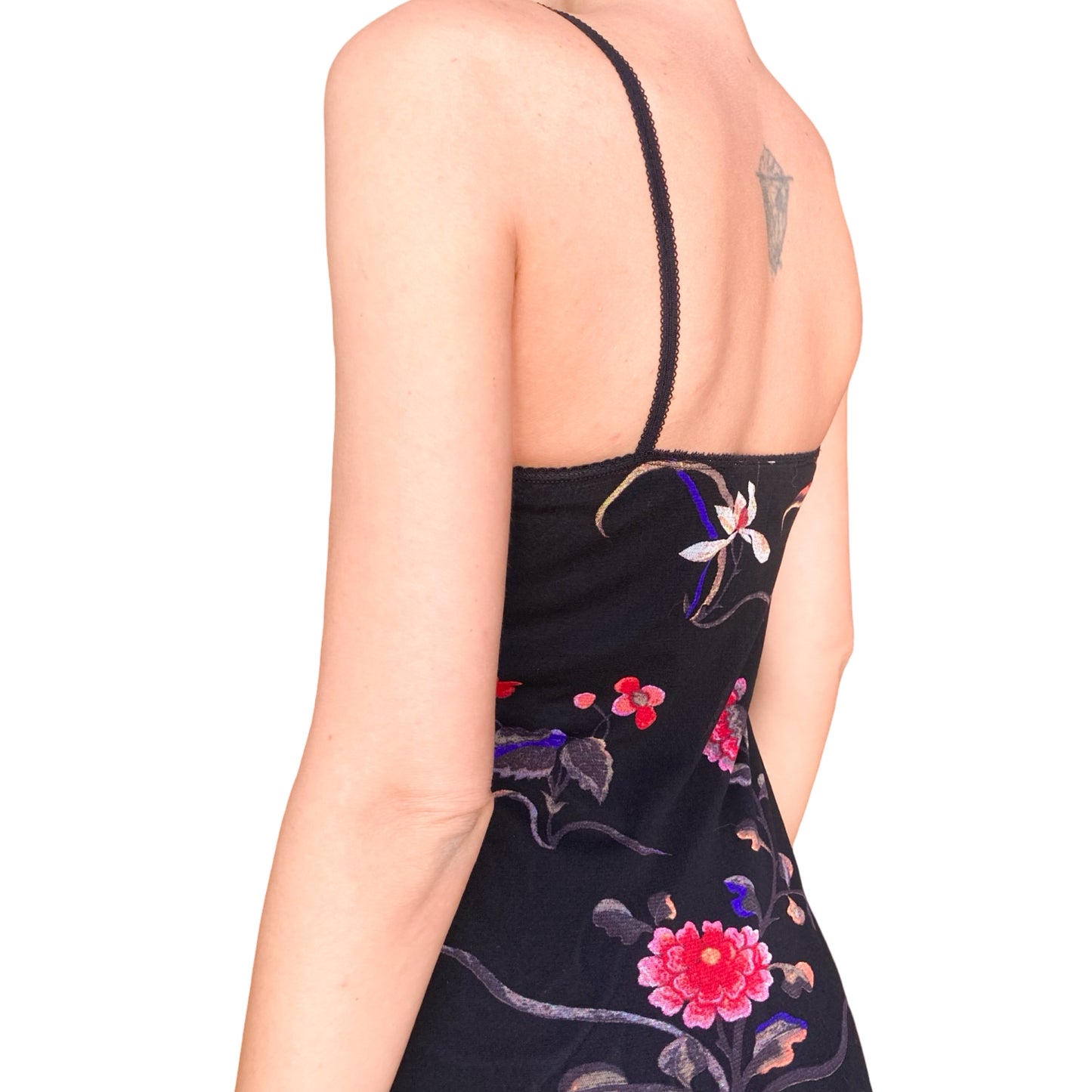 Dolce & Gabbana 1998 Mesh & Fringes dress
