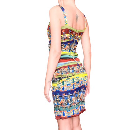 Dolce & Gabbana S/S 2013 silk corset dress - runway
