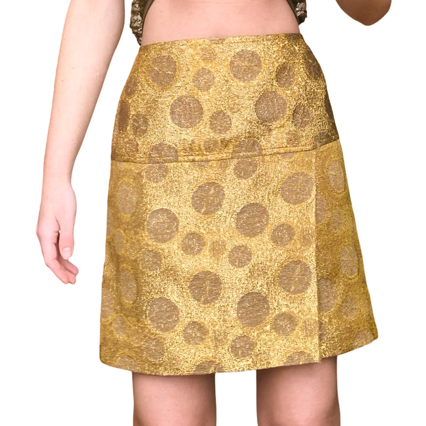 Dries Van Noten F/W 2015 golden skirt
