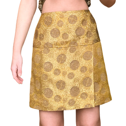 Dries Van Noten F/W 2015 golden skirt