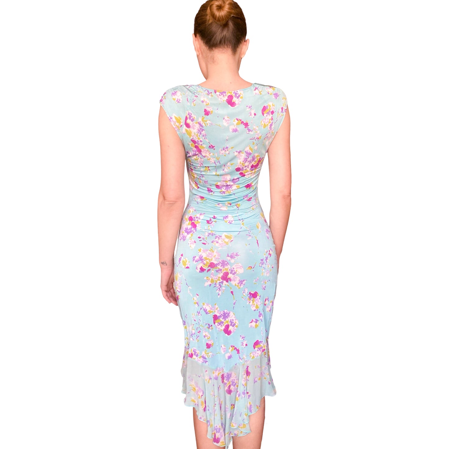 Emanuel Ungaro 2000's bodycon floral dress