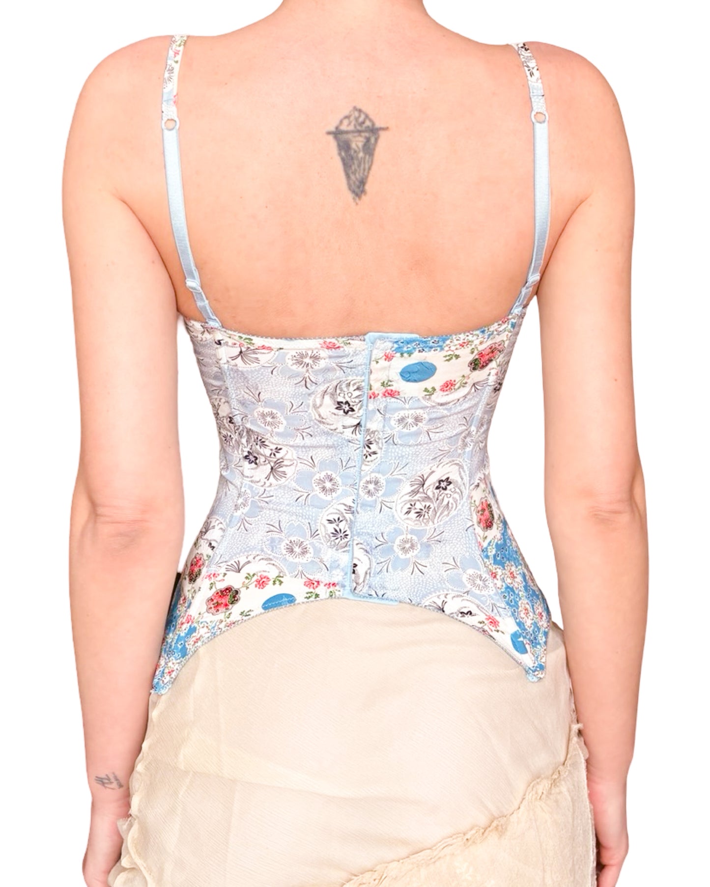 John Galliano F/W 2002 silk brocade bustier
