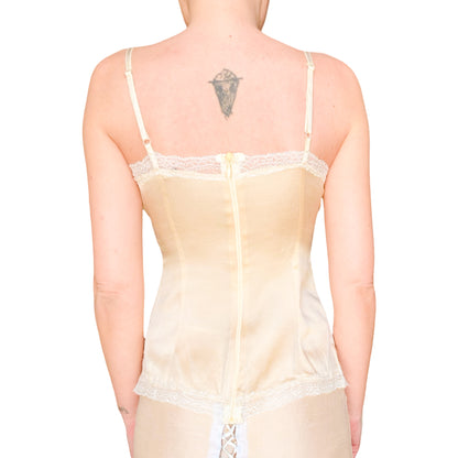 Italian designer silk & lace camisole