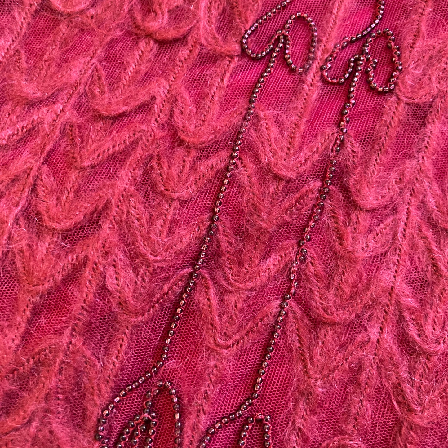 La Perla 1990s bare back burgundy dress