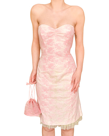 Moschino S/S 2004 petticoat dress + bag