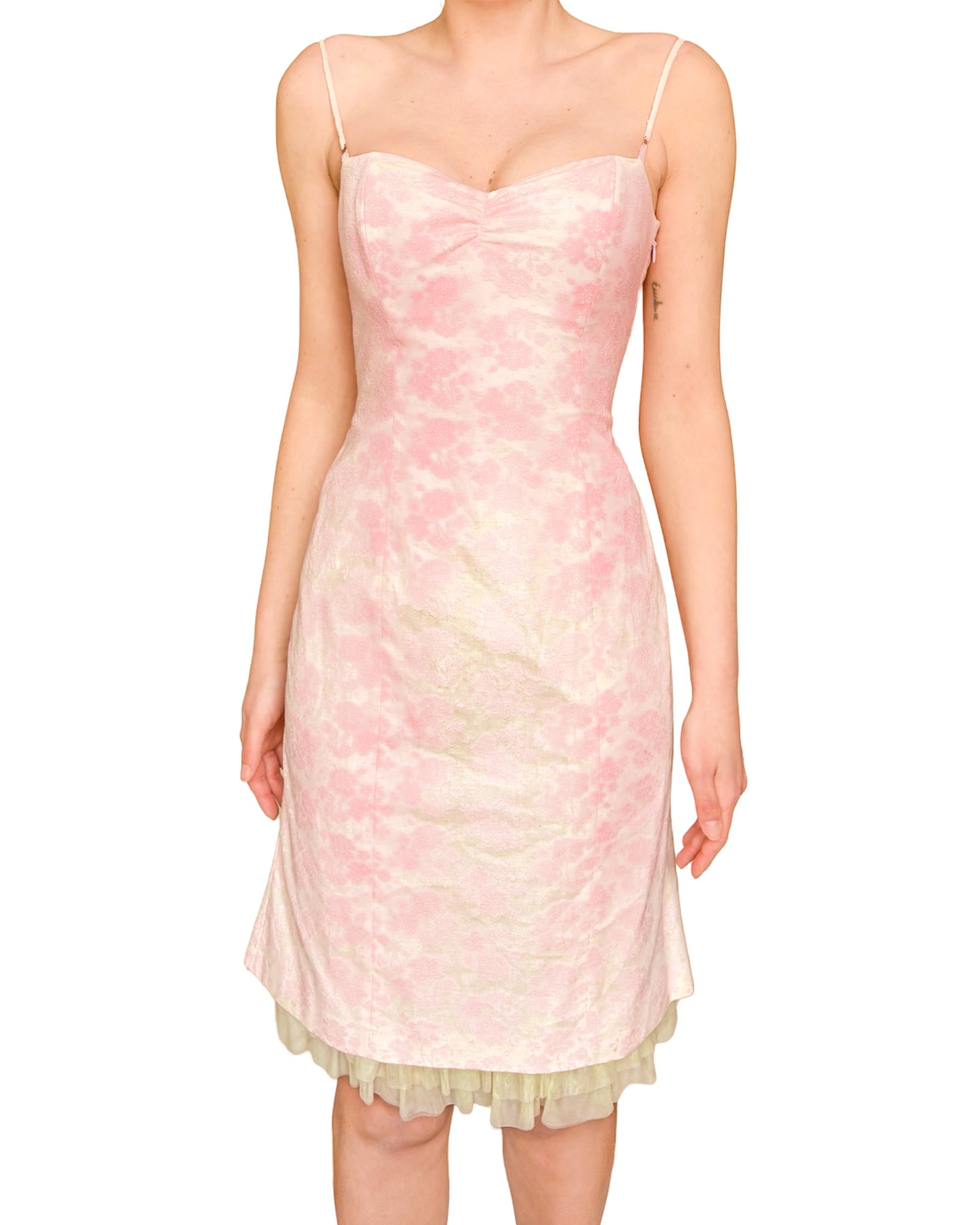 Moschino S/S 2004 petticoat dress + bag