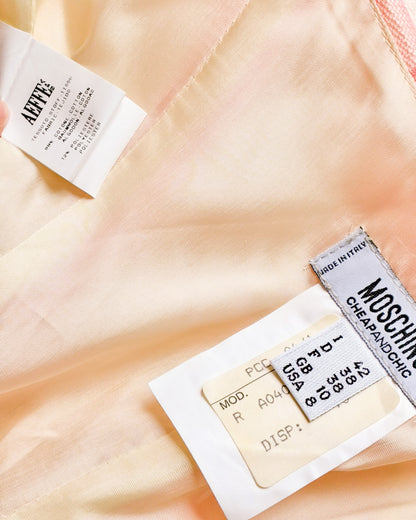 Moschino S/S 2004 petticoat dress + bag