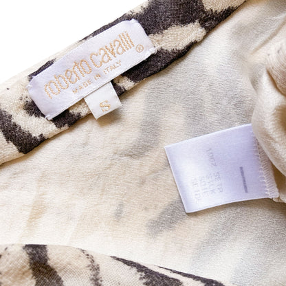 Roberto Cavalli S/S 1999 runway zebra set