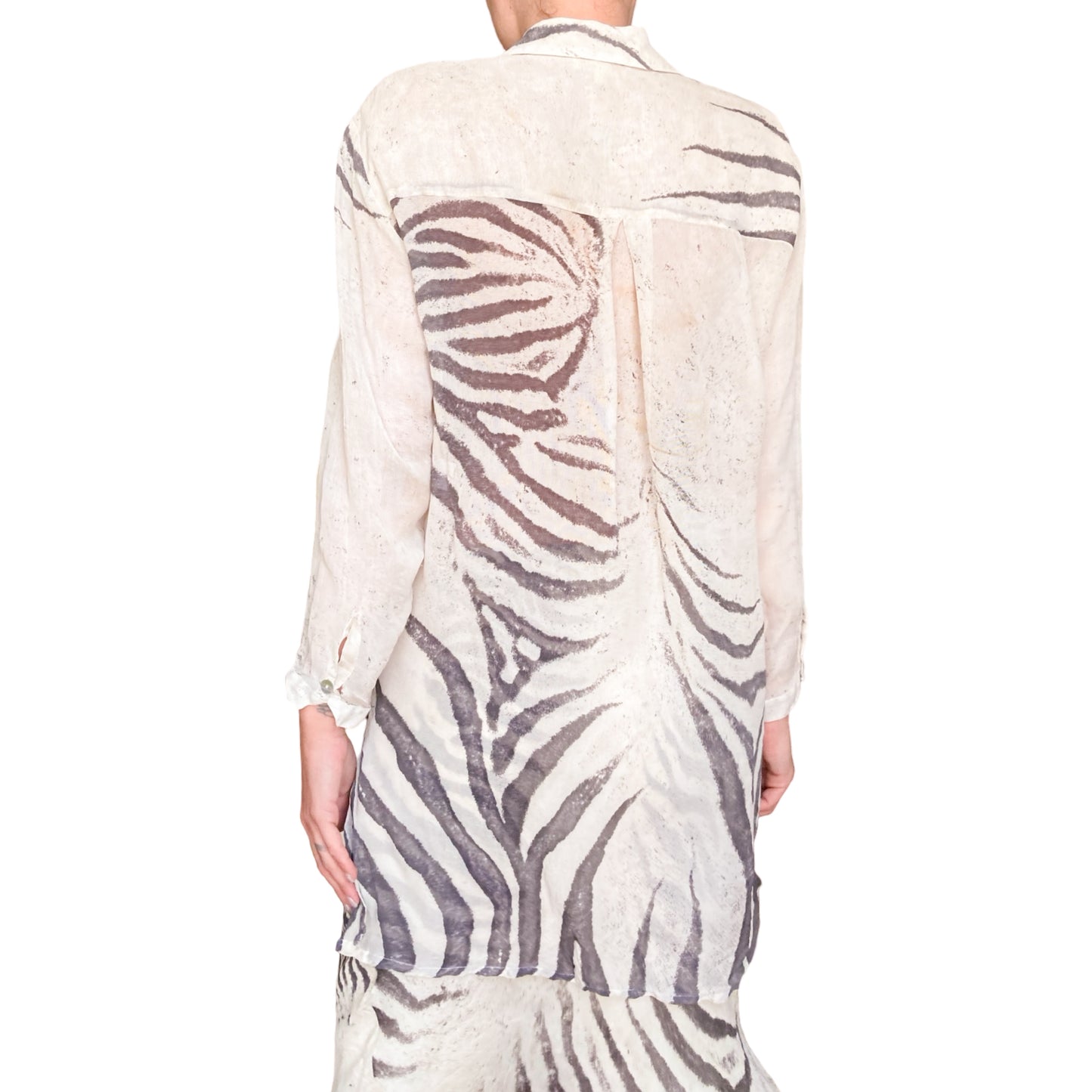 Roberto Cavalli S/S 1999 runway zebra set