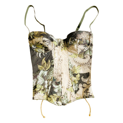 Roberto Cavalli S/S 2003 silk corset