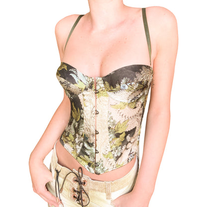 Roberto Cavalli S/S 2003 silk corset