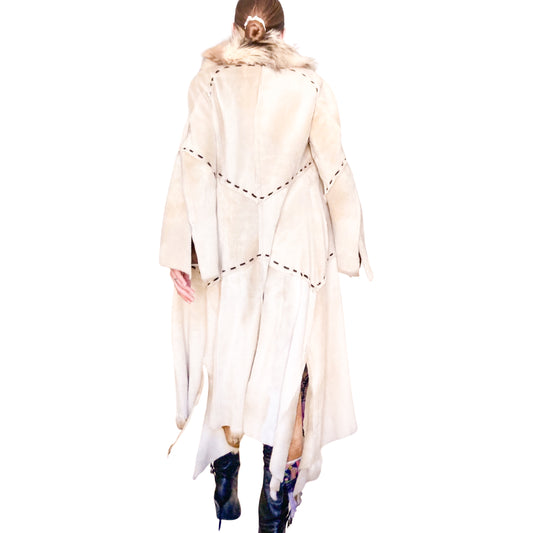 Roberto Cavalli F/W 2001 réversible fur coat - runway