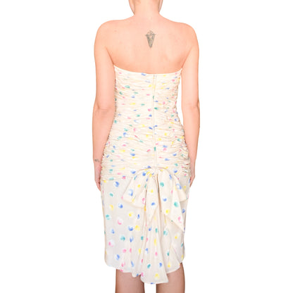 Emanuel Ungaro 1988 iconic silk bustier dress - documented