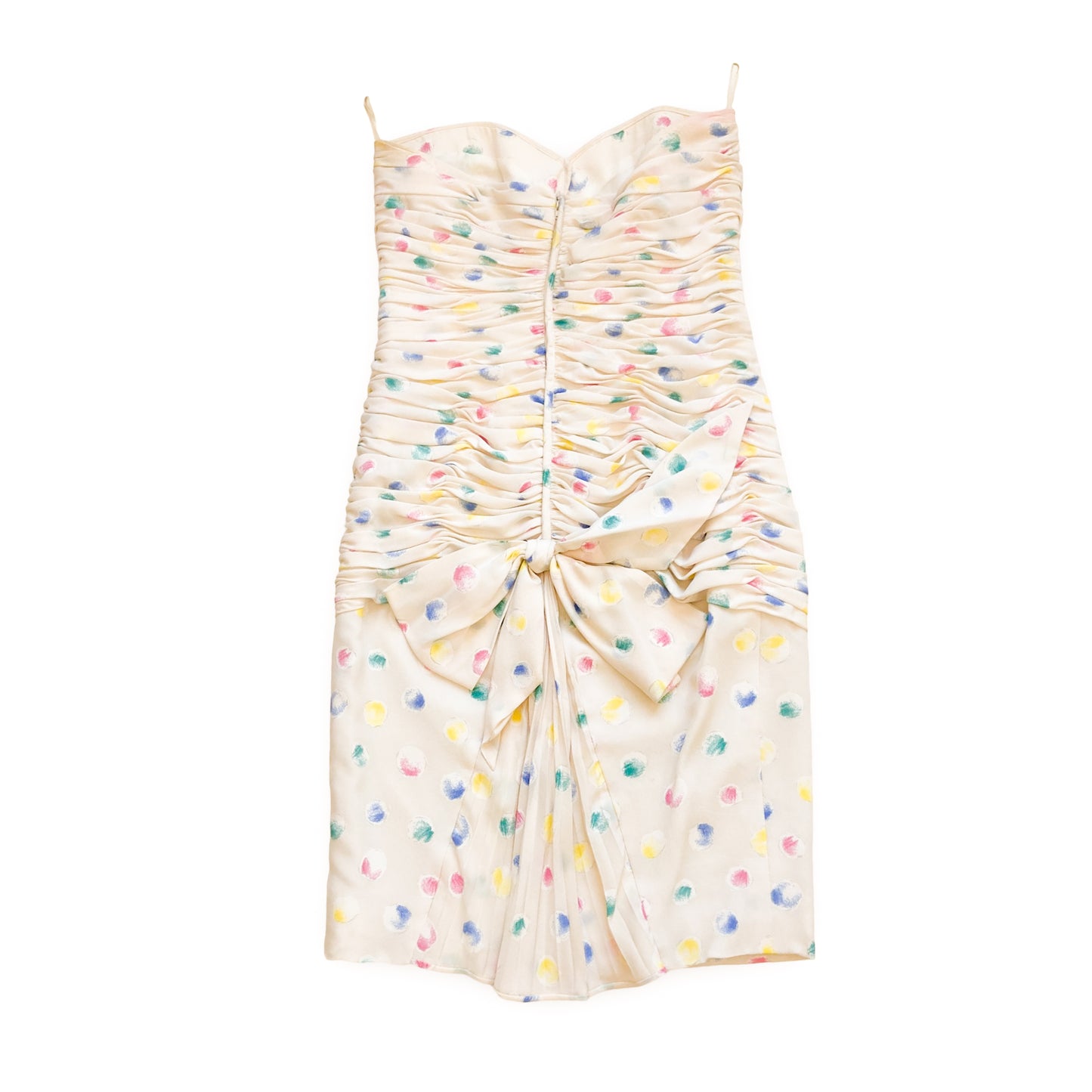Emanuel Ungaro 1988 iconic silk bustier dress - documented