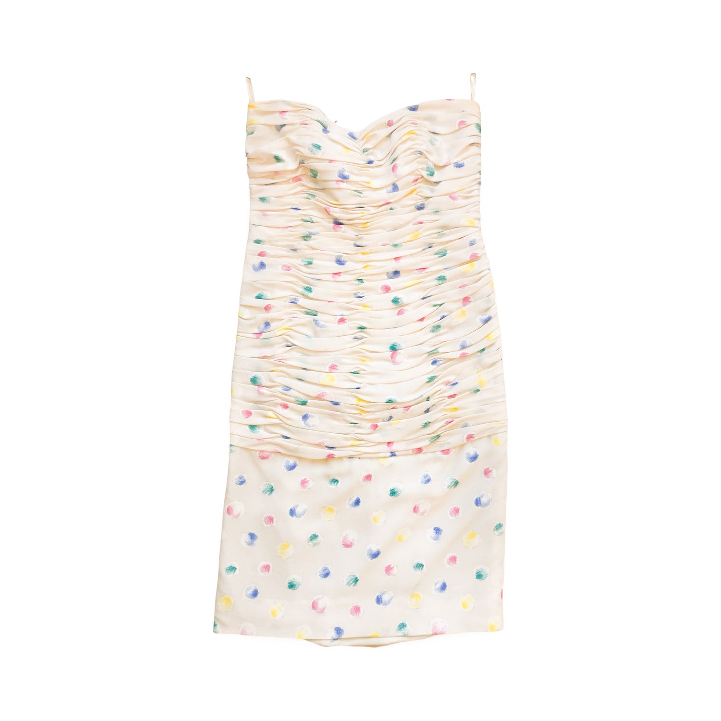 Emanuel Ungaro 1988 iconic silk bustier dress - documented