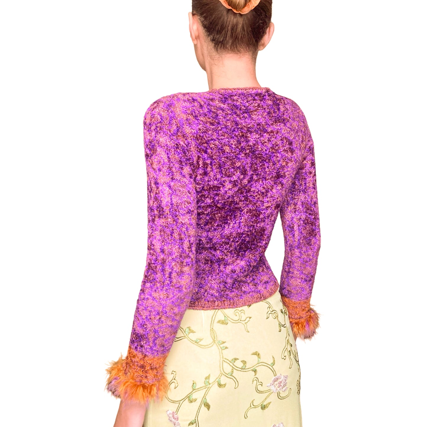 Lainey Keogh F/W 1999 feathers jumper