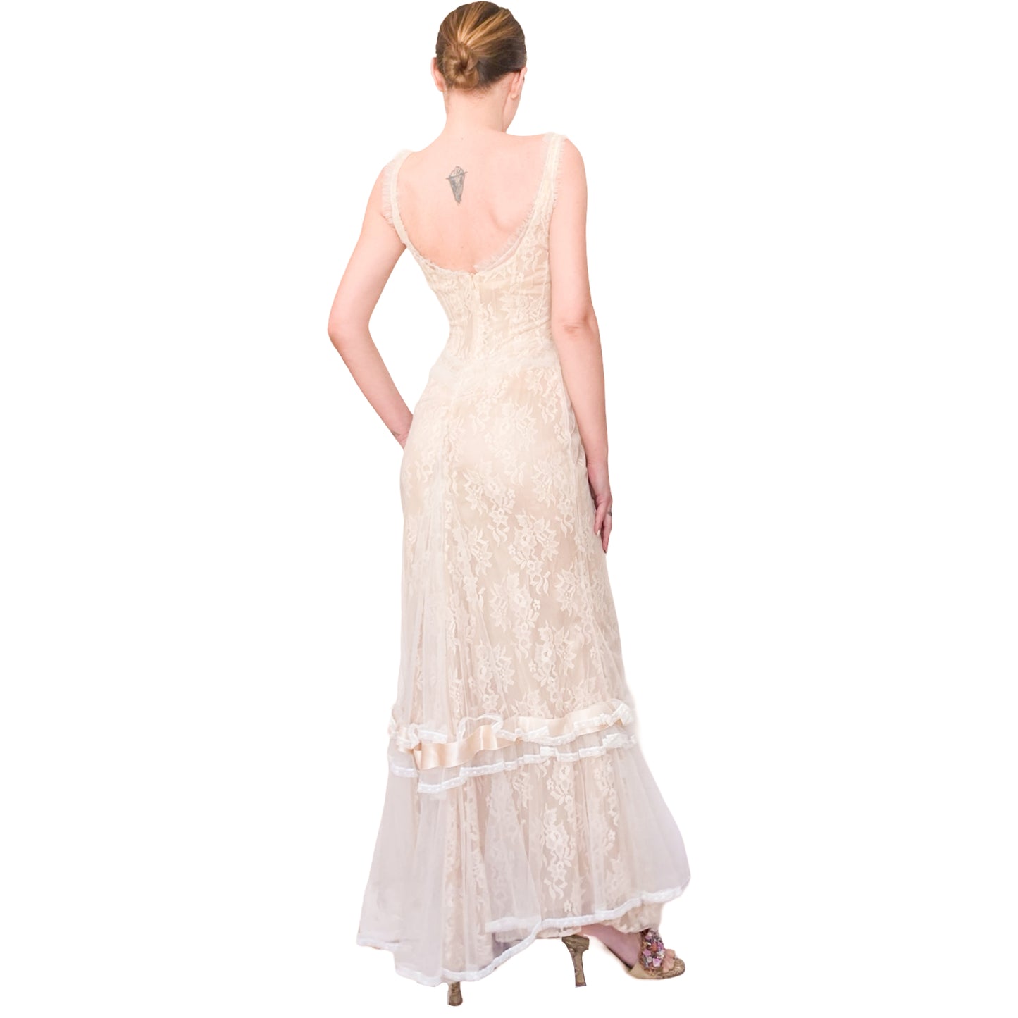 Spanish Designer 2000's lace gown