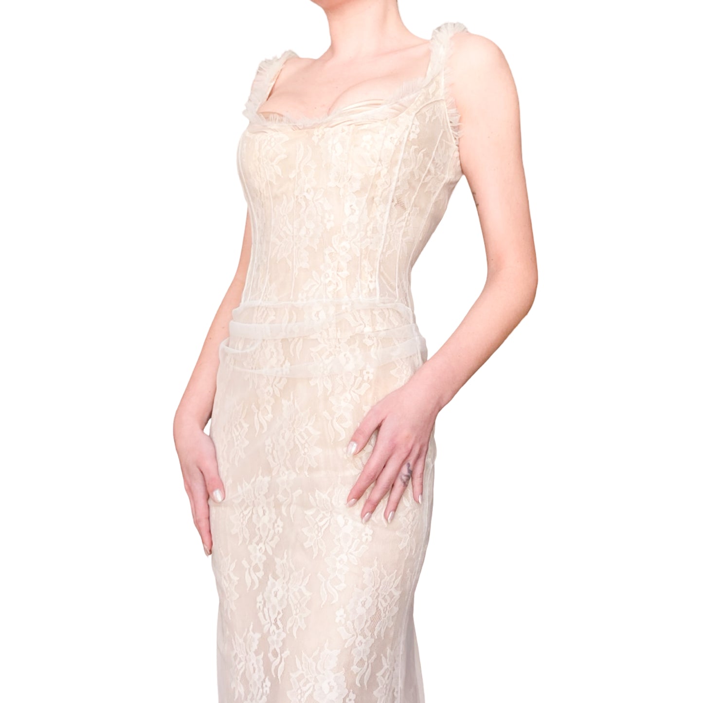 Spanish Designer 2000's lace gown