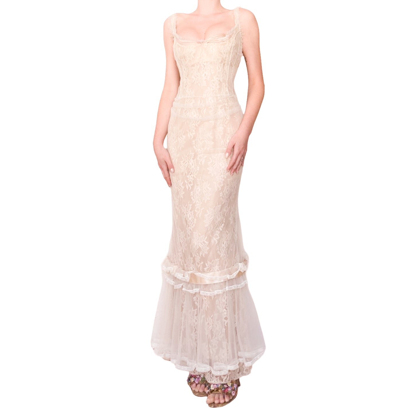 Spanish Designer 2000's lace gown