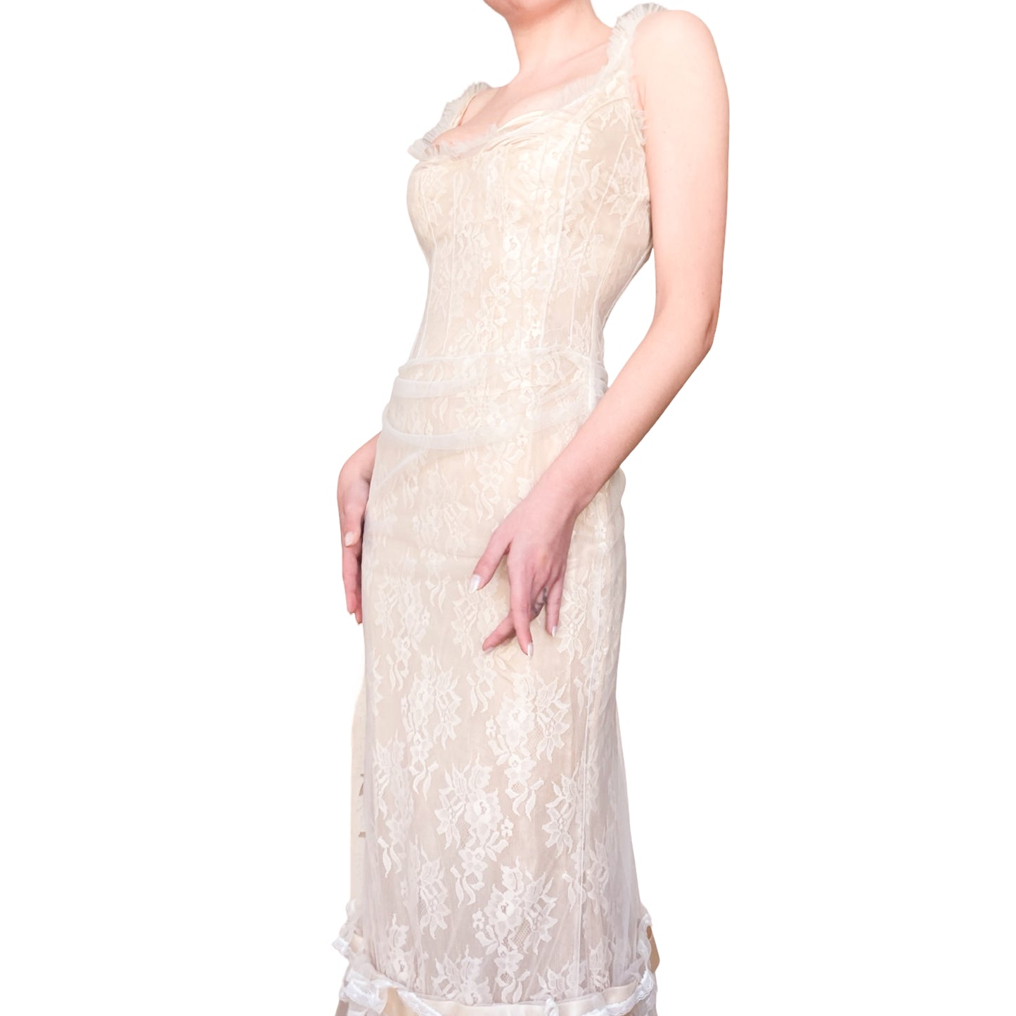 Spanish Designer 2000's lace gown