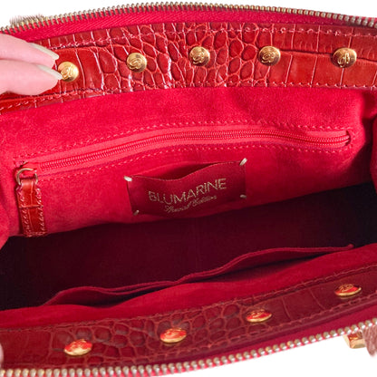 Blumarine S/S 2006 RARE floral embroidery bag