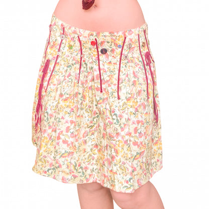Galliano S/S 2009 liberty midi skirt