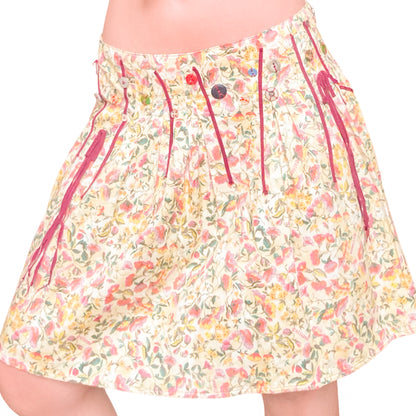 Galliano S/S 2009 liberty midi skirt