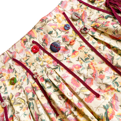 Galliano S/S 2009 liberty midi skirt
