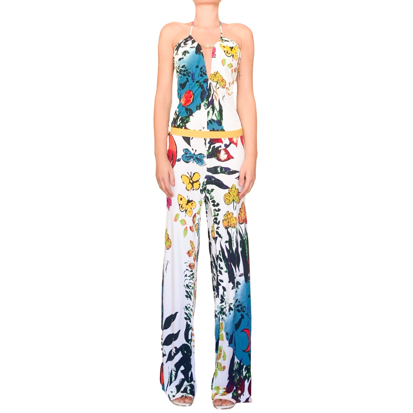 Iceberg S/S 2003 Runway Jumpsuit -  White