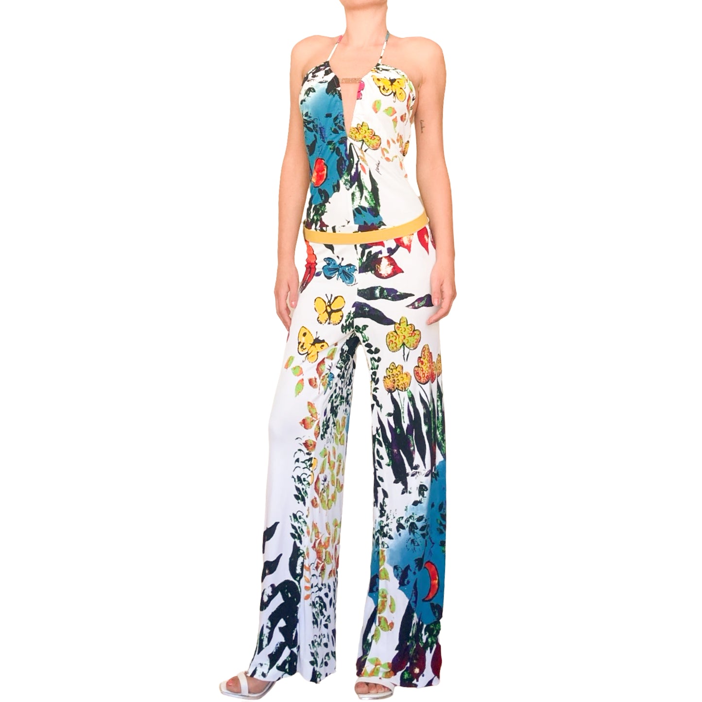 Iceberg S/S 2003 Runway Jumpsuit -  White