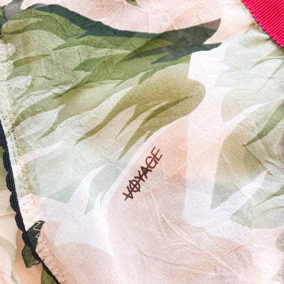 Voyage 2003 silk floral bondage skirt - runway