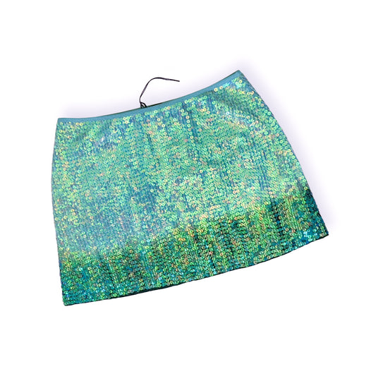 Luxury Italian VTG ombré sequins skirt