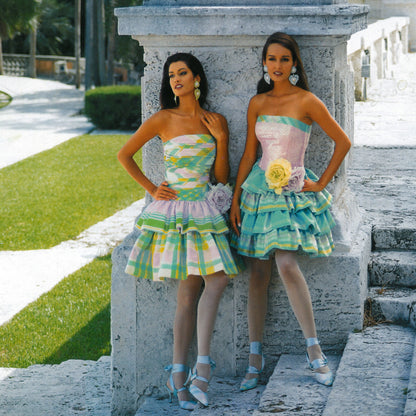 Escada Couture 1993 archival bustier dress - documented