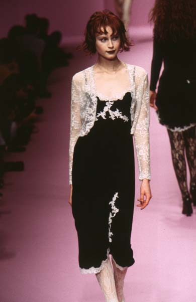 Lolita Lempicka S/S 1997 Runway Lace Dress