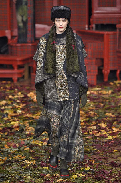 Antonio Marras 2015 trompe l'oeil maxi dress - documented