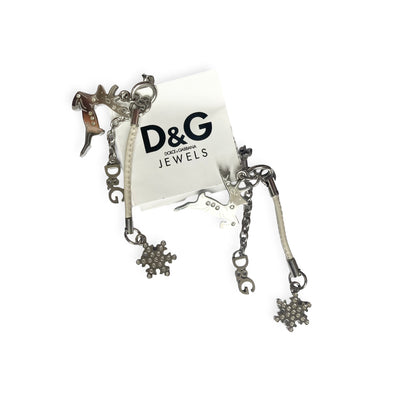 D&G snowflakes & reindeers earrings