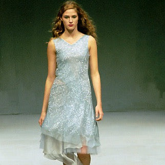 Blumarine F/W 1999 runway beaded dress