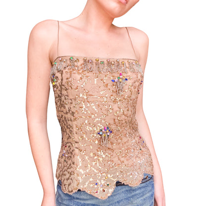 Blumarine S/S 2003 rare embellished cami