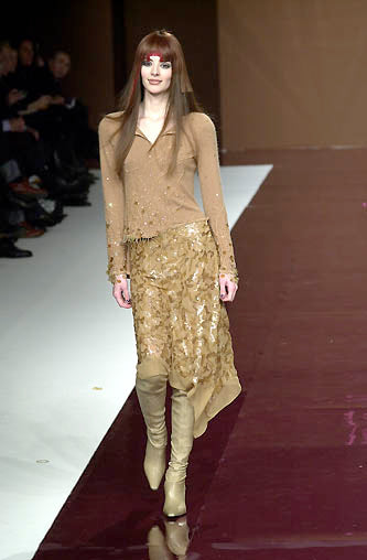 Lolita Lempicka F/W 2000 couture runway skirt